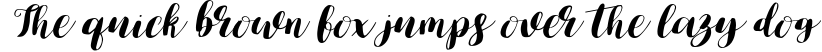 Example 1 of  Font