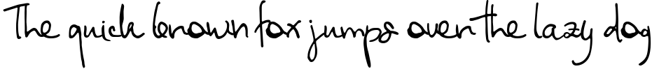 Example 1 of  Font