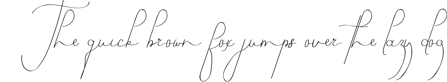 Example 2 of  Font