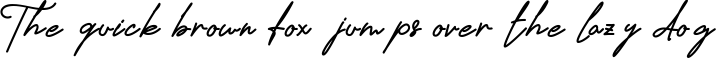 Example 1 of  Font