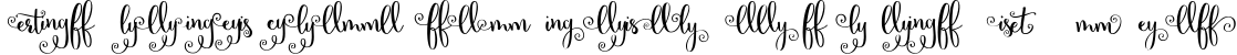 Example 2 of  Font
