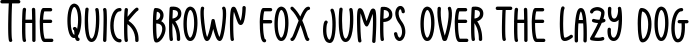 Example 1 of  Font