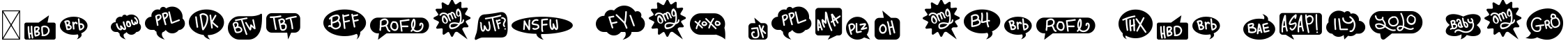 Example 12 of  Font