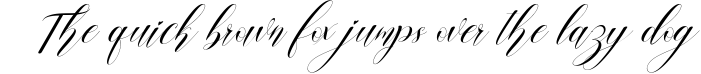 Example 2 of  Font