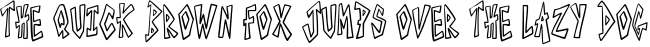 Example 1 of  Font