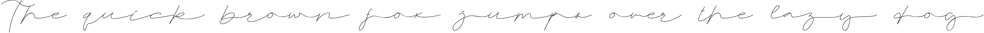 Example 2 of  Font