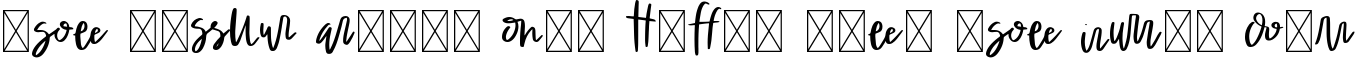 Example 1 of  Font