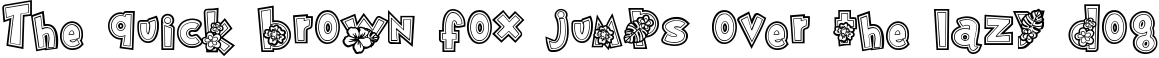 Example 5 of  Font