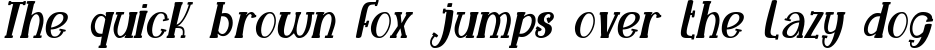 Example 2 of  Font