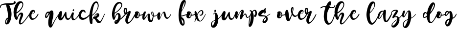 Example 1 of  Font