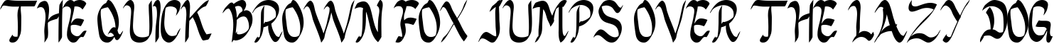 Example 1 of  Font