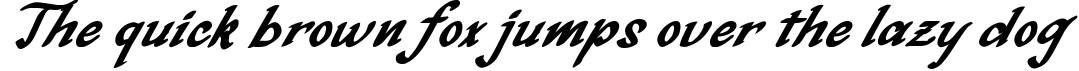Example 2 of  Font