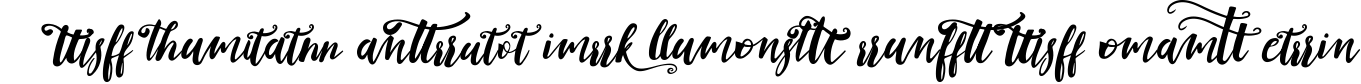 Example 3 of  Font
