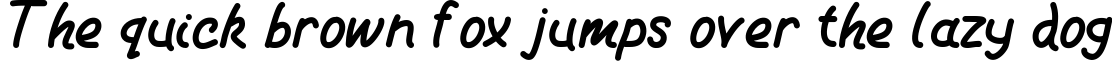 Example 3 of  Font