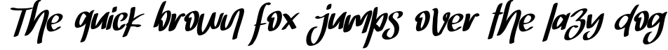 Example 2 of  Font