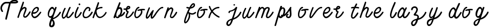 Example 1 of  Font