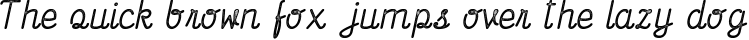 Example 7 of  Font
