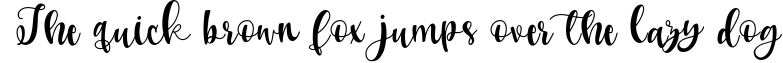 Example 2 of  Font