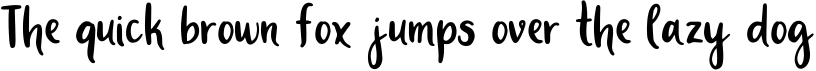 Example 3 of  Font