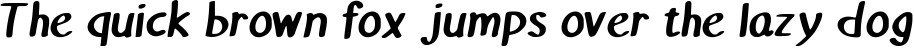 Example 1 of  Font