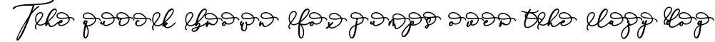 Example 3 of  Font