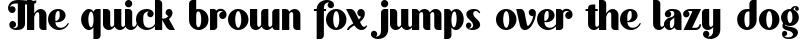 Example 1 of  Font