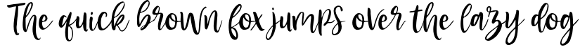 Example 5 of  Font