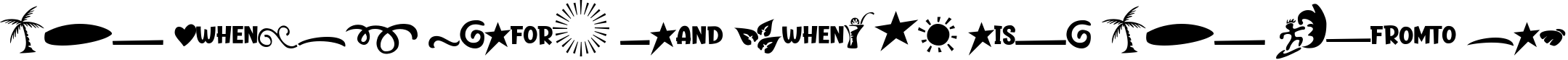Example 1 of  Font