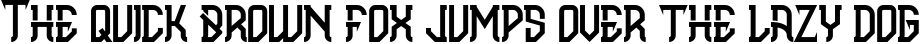 Example 1 of  Font