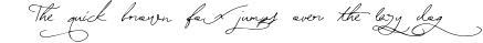 Example 1 of  Font