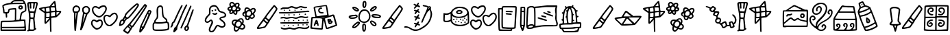 Example 22 of  Font