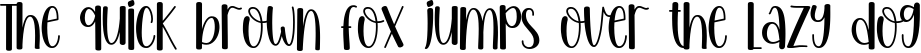 Example 1 of  Font