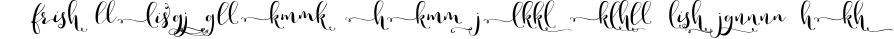 Example 3 of  Font
