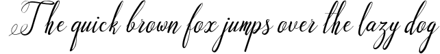 Example 1 of  Font