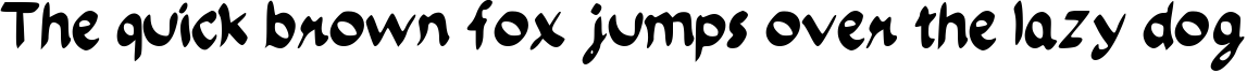 Example 1 of  Font