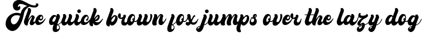 Example 2 of  Font