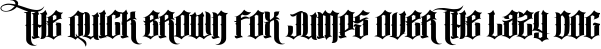 Example 1 of  Font