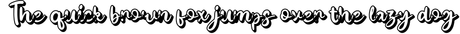 Example 4 of  Font