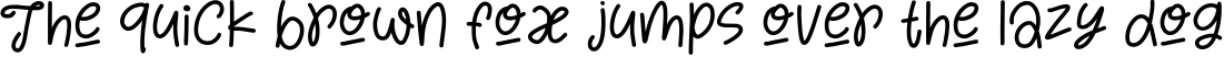 Example 2 of  Font