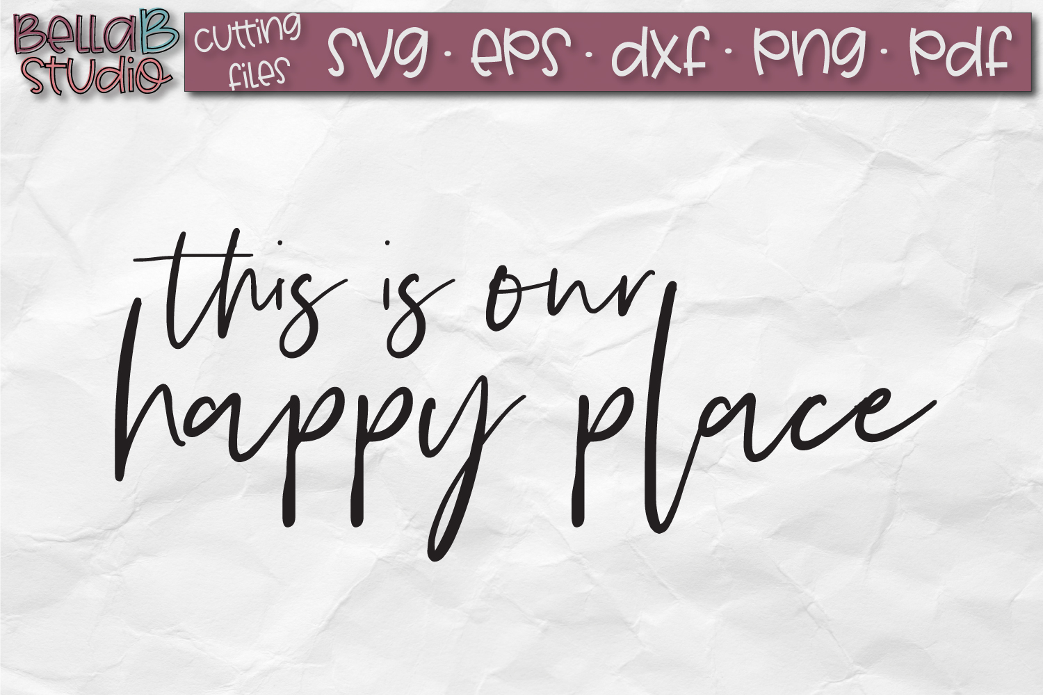 This Is Our Happy Place Svg Home Sign Svg Wood Sign Svg