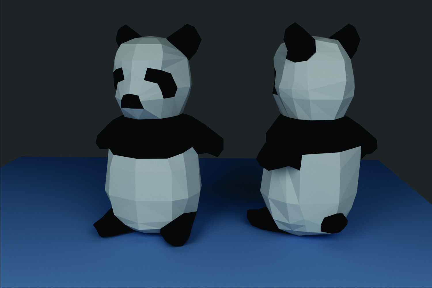 DIY Papercraft Panda PDF Template