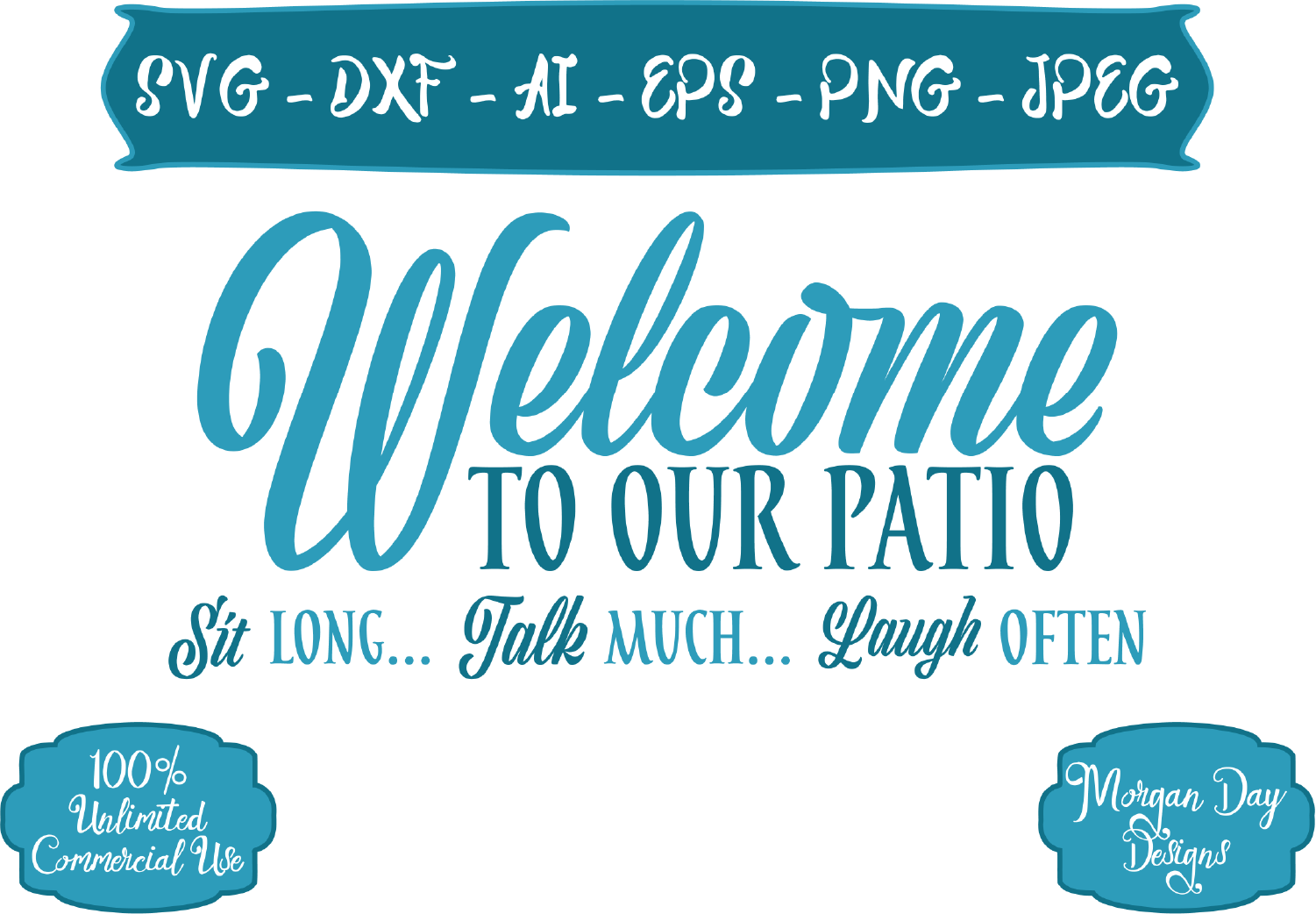 Welcome To Our Patio SVG 34202 SVGs Design Bundles