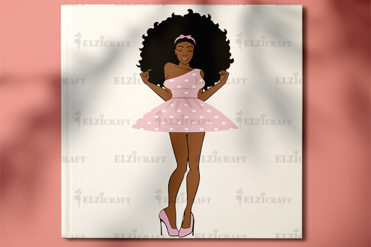 Afro Woman Barbie Doll Svg Cut File Svgs Design Bundles