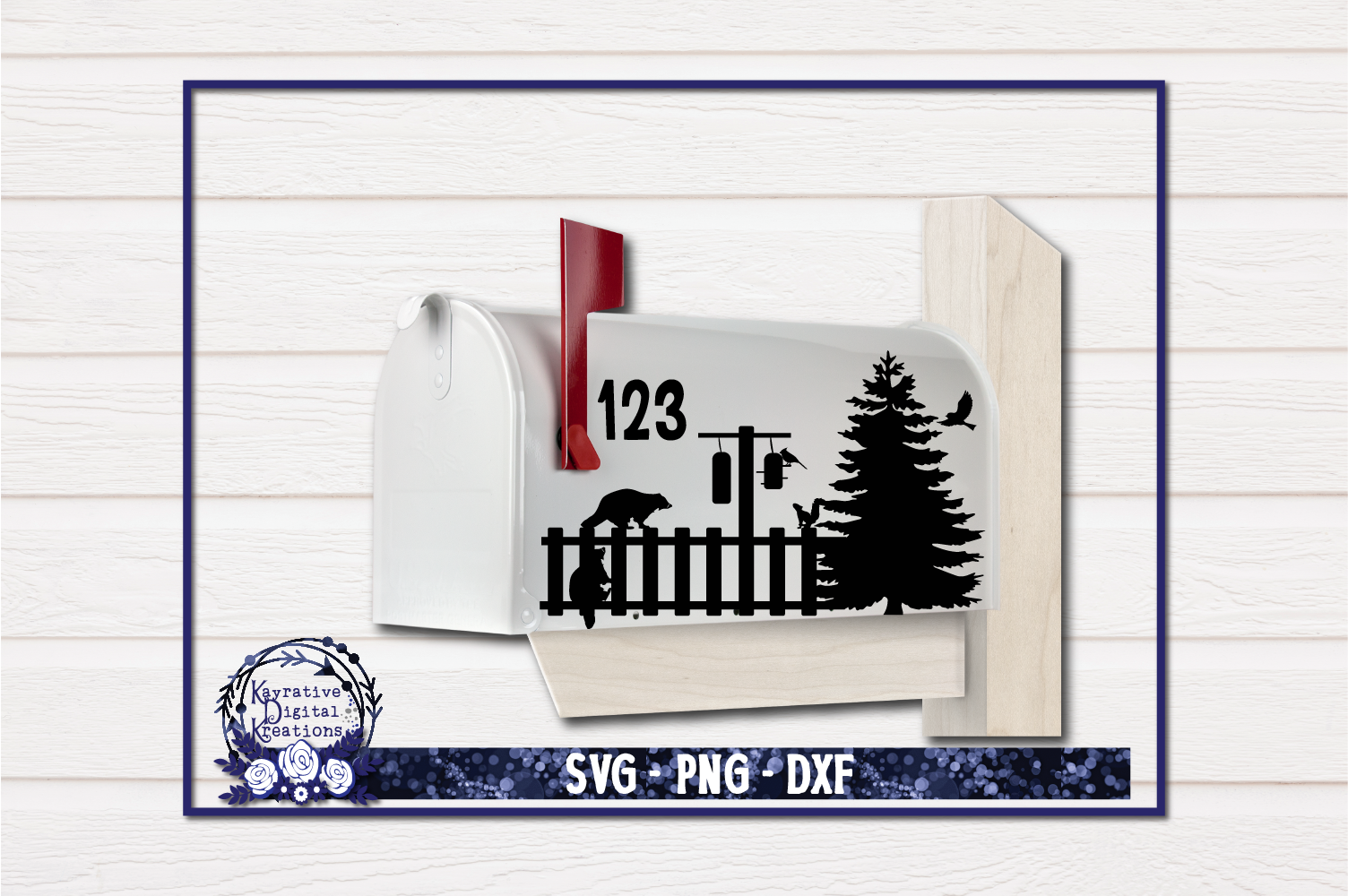 Wildlife Mailbox Svg Mailbox Svg Svgs Design Bundles