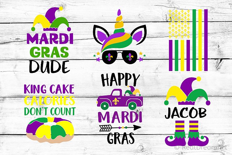 Mardi Gras SVG Bundle SVG DXF PNG EPS