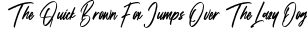Amethyst preview for Amethyst - Modern Script Font