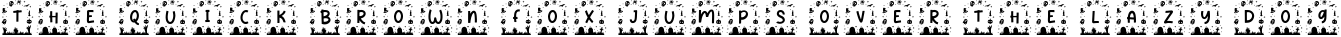 Font preview for Haka Halloween Monogram