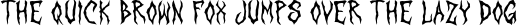 Font preview for Frakhaz Sharp Metal Horror Display Font