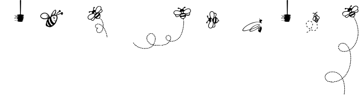 Font preview for Bee Kind