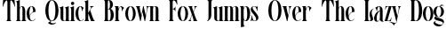 Font preview for Revenge typeface